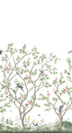 Lingering Garden White Classics Mural by York Wallcoverings
