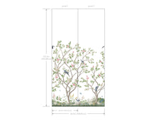 MU0317M Lingering Garden White Classics Mural by York Wallcoverings