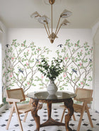 MU0317M Lingering Garden White Classics Mural by York Wallcoverings