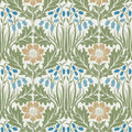 Woodbell & Anenome The Unfinished Works Woad/Nettle Wallpaper by Morris & Co