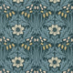 Woodbell & Anenome The Unfinished Works Indigo Wallpaper by Morris & Co