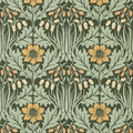 Woodbell & Anenome The Unfinished Works Bayleaf/Manilla Wallpaper by Morris & Co