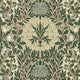 Daisy & Oak The Unfinished Works Sage/Forest Wallpaper by Morris & Co