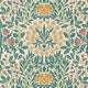 Daisy & Oak The Unfinished Works Madder/Teal Wallpaper by Morris & Co