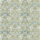 Oak & Blossom The Unfinished Works Thyme/Woad Wallpaper by Morris & Co