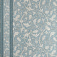 Etched Scrolling Tulip The Unfinished Works Faded Indigo Wallpaper by Morris & Co