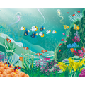 Under The Sea Adventure Jade Green Mural (Large) by Origin Murals