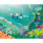 Under The Sea Adventure Jade Green Mural (Large) by Origin Murals