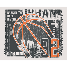 Modern Basketball Black Mural (Large) by Origin Murals