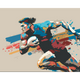 Rugby Player In Graphic Style Natural Mural (Medium) by Origin Murals