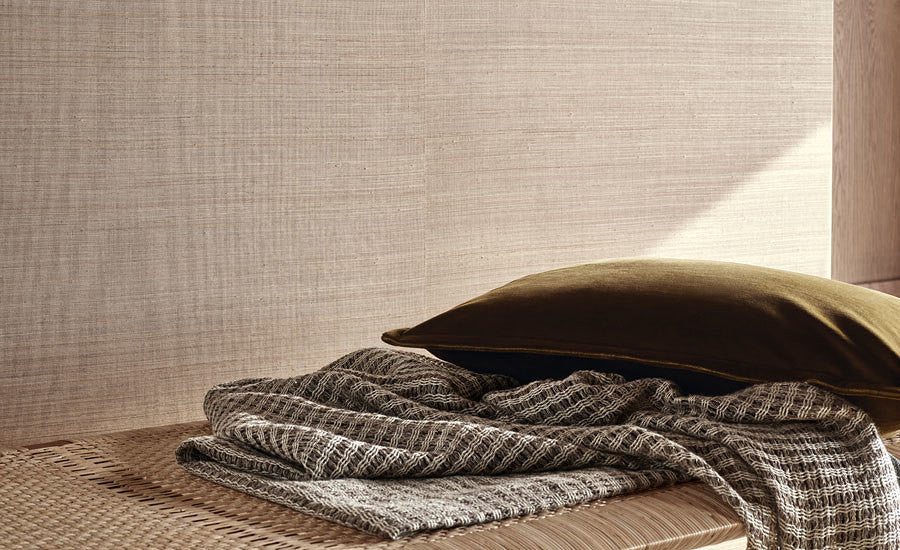 MW100/02 Abaca Grasscloth Wallpaper By Mark Alexander