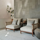 MW139/02 Abacá Patchwork Collage III Gris Wallpaper By Mark Alexander