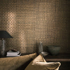 MW141/02 Hyacinth Collage III Bronze Wallpaper By Mark Alexander