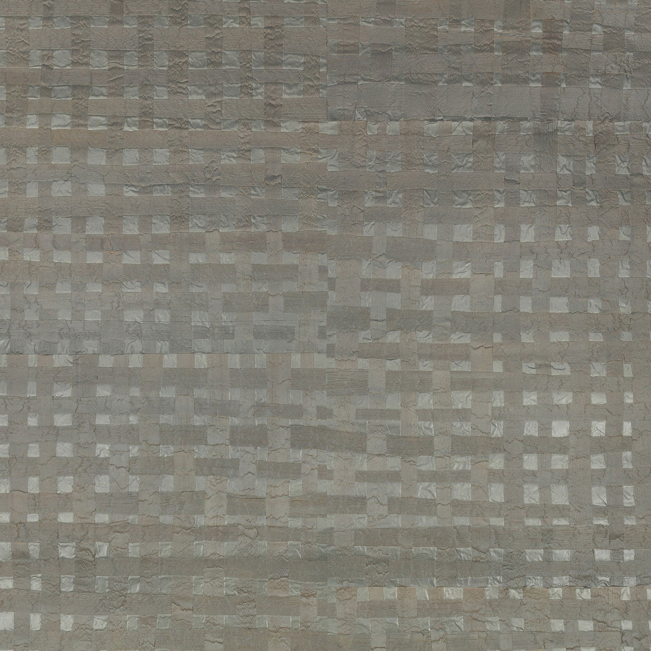 MW141/03 Hyacinth Collage III Metal Wallpaper By Mark Alexander