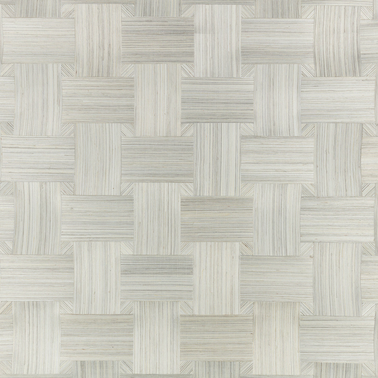 MW143/01 Lattice Mosaic Collage III Silver Wallpaper By Mark Alexander