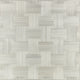 Lattice Mosaic Collage III Silver Wallpaper By Mark Alexander