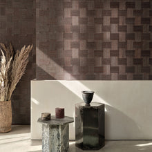 MW143/03 Lattice Mosaic Collage III Pimento Wallpaper By Mark Alexander