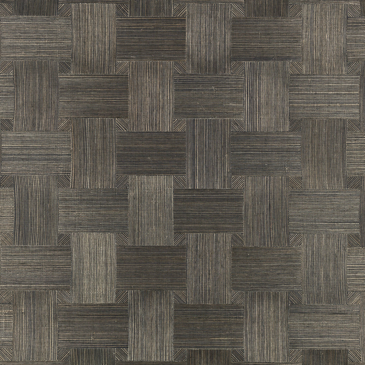 MW143/04 Lattice Mosaic Collage III Anthracite Wallpaper By Mark Alexander