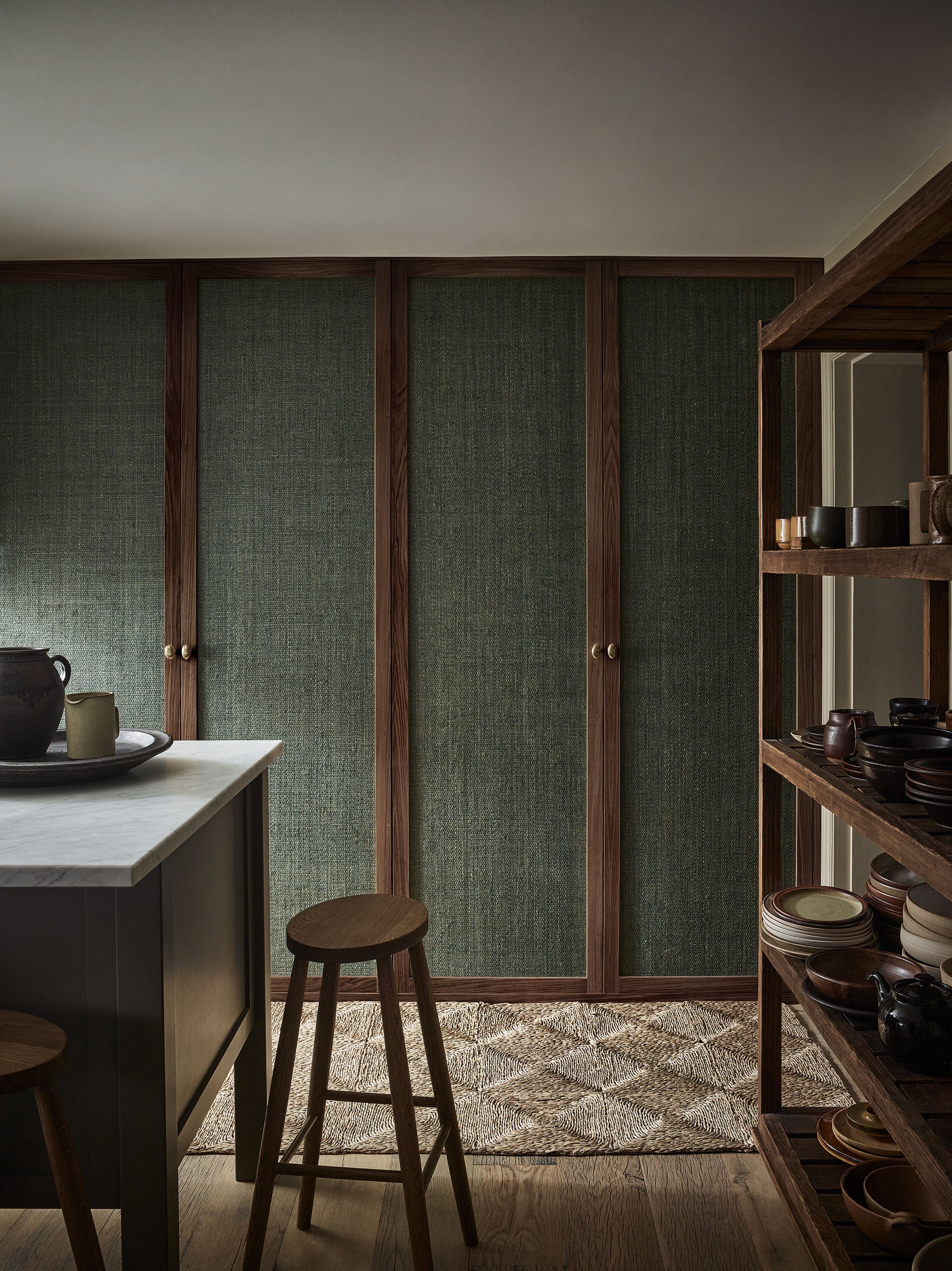 MW147/05 Palm Wallcovering Atlantic Grasscloth II Wallpaper by Mark Alexander