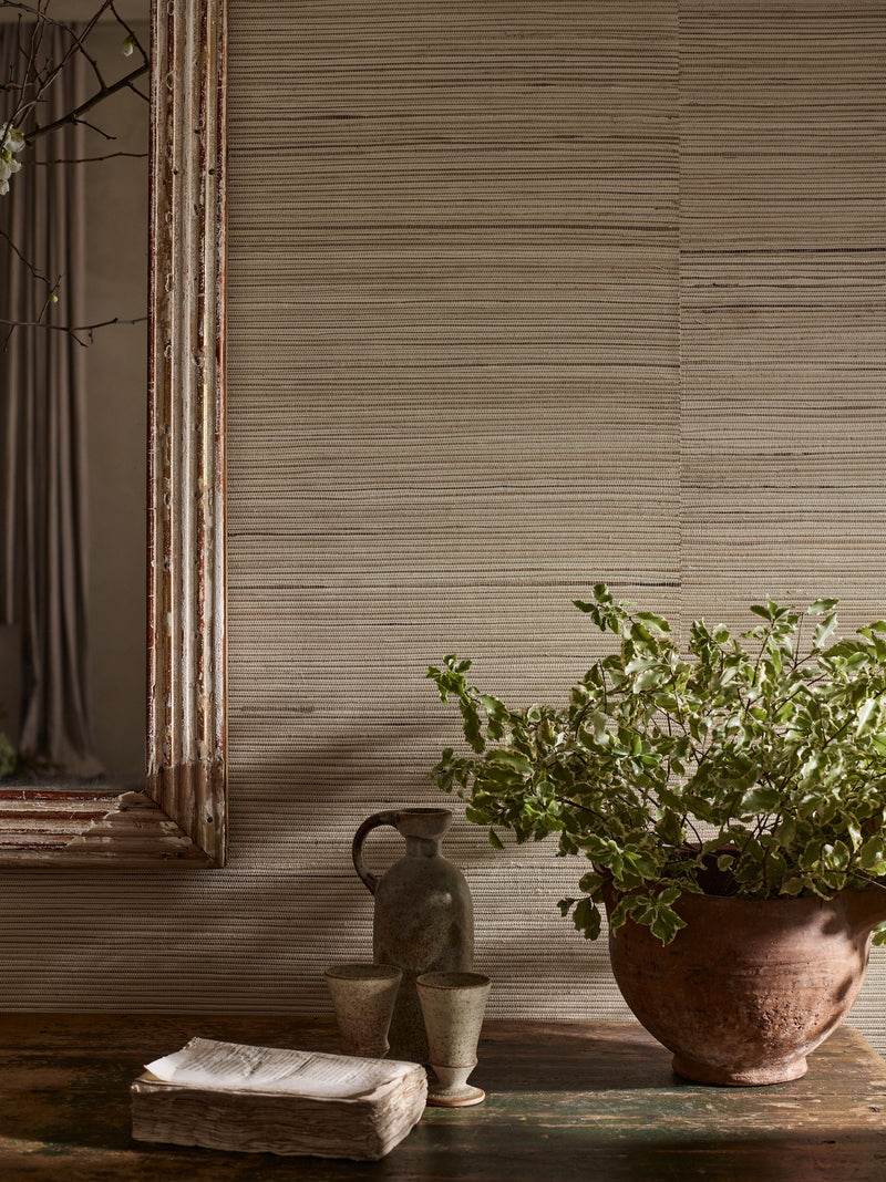 MW149/01 Reed Wallcovering Natural Grasscloth II Wallpaper by Mark Alexander