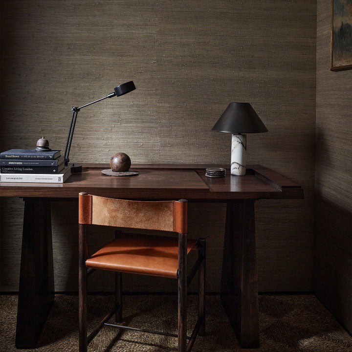 MW152-04 Burlap Wallcovering Parchment Grasscloth II Wallpaper by Mark Alexander