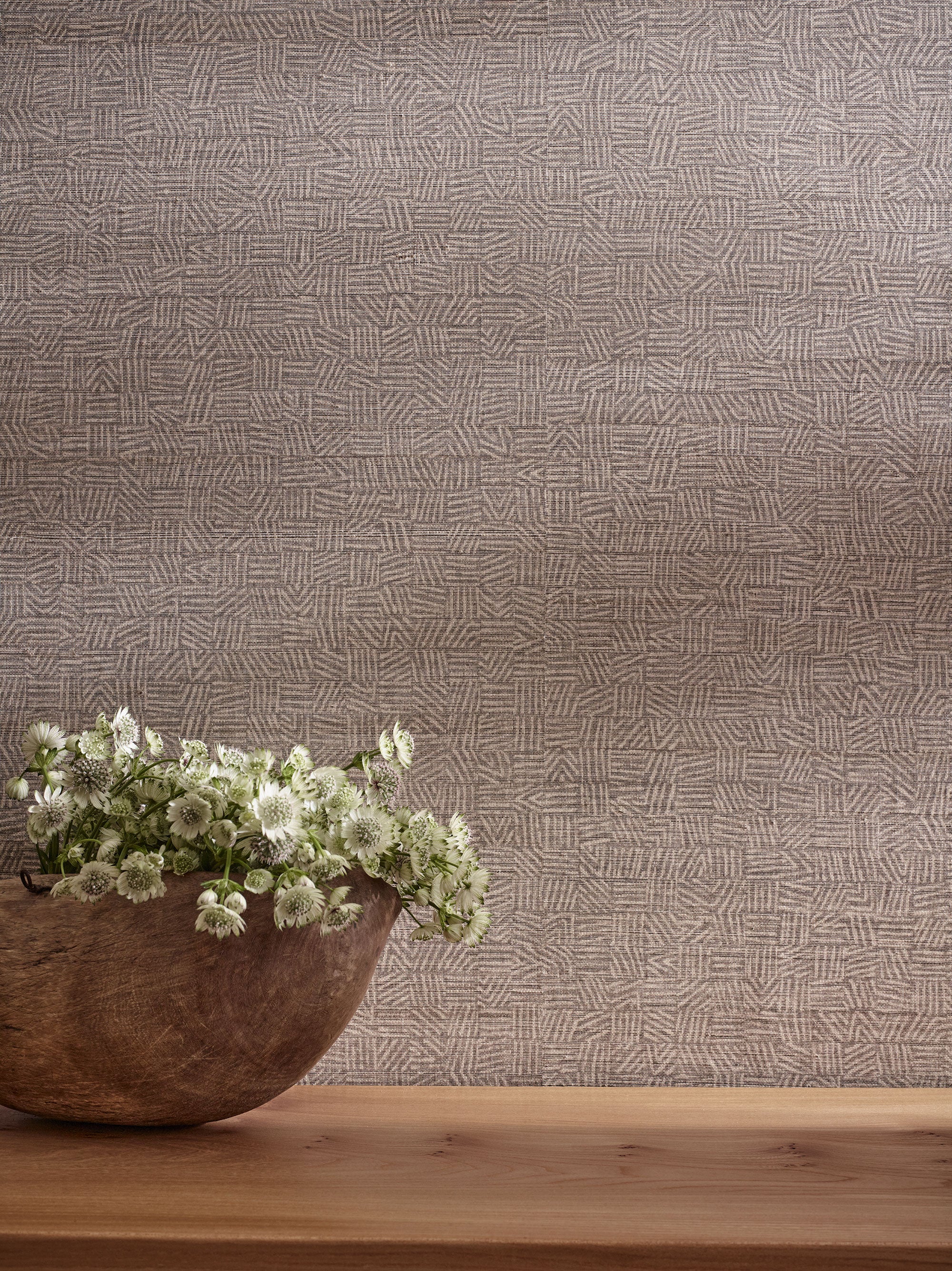 MW153/02 Maze Wallcovering Powder GRASSCLOTH PRINTS Wallpaper by Mark Alexander