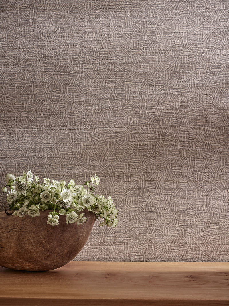 MW153/02 Maze Wallcovering Powder GRASSCLOTH PRINTS Wallpaper by Mark Alexander