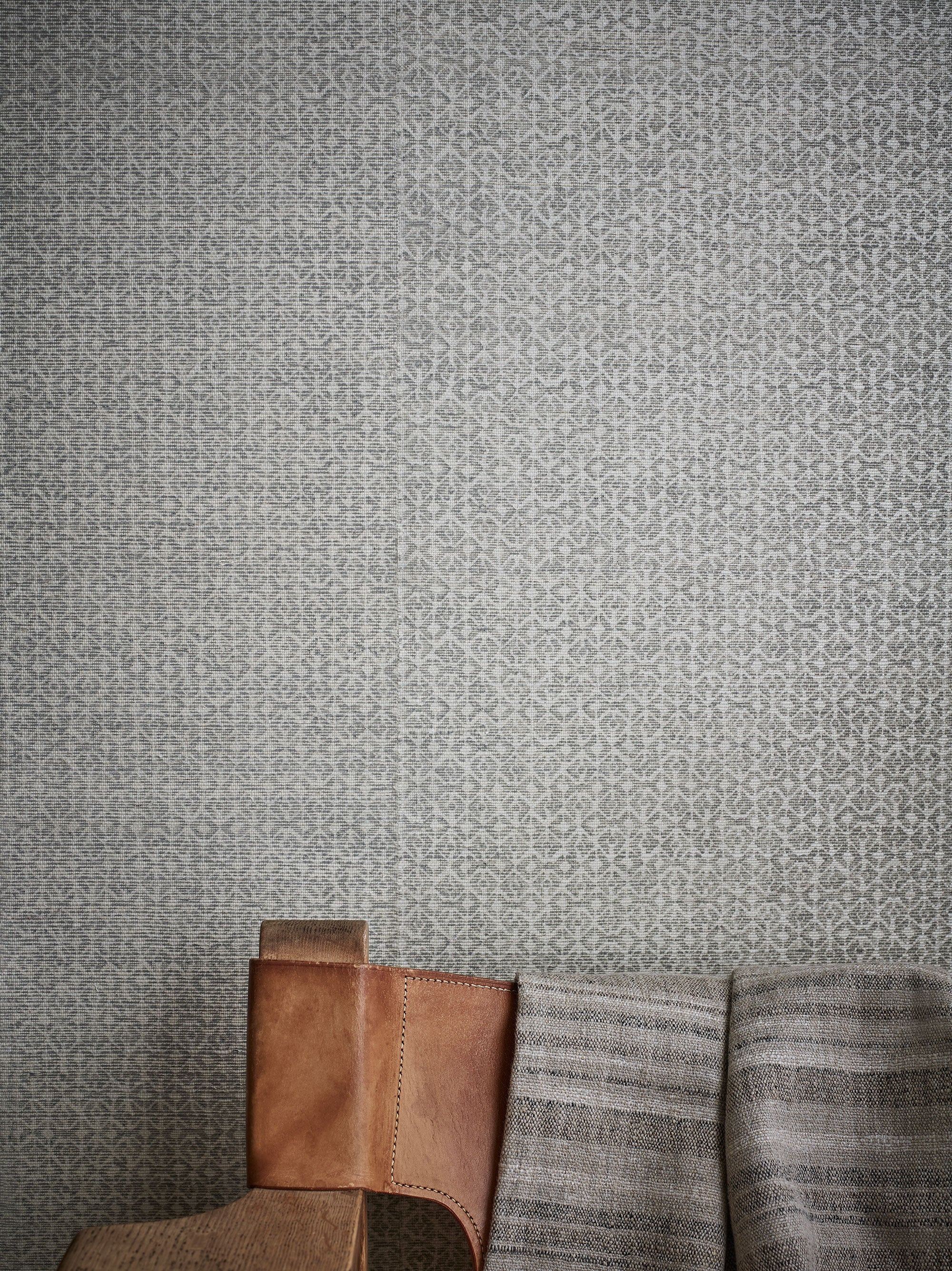 MW154/03 Katama Wallcovering Loam GRASSCLOTH PRINTS Wallpaper by Mark Alexander