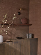 MW155/06 Tama Wallcovering Paprika GRASSCLOTH PRINTS Wallpaper by Mark Alexander