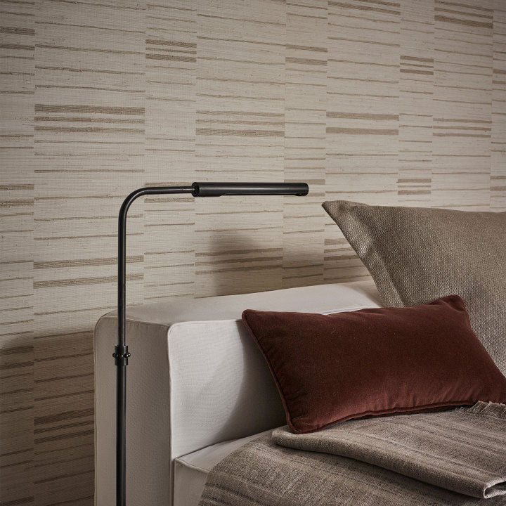 MW15801 Offset Wallcovering Whitewash Grasscloth Prints Wallpaper by Mark Alexander