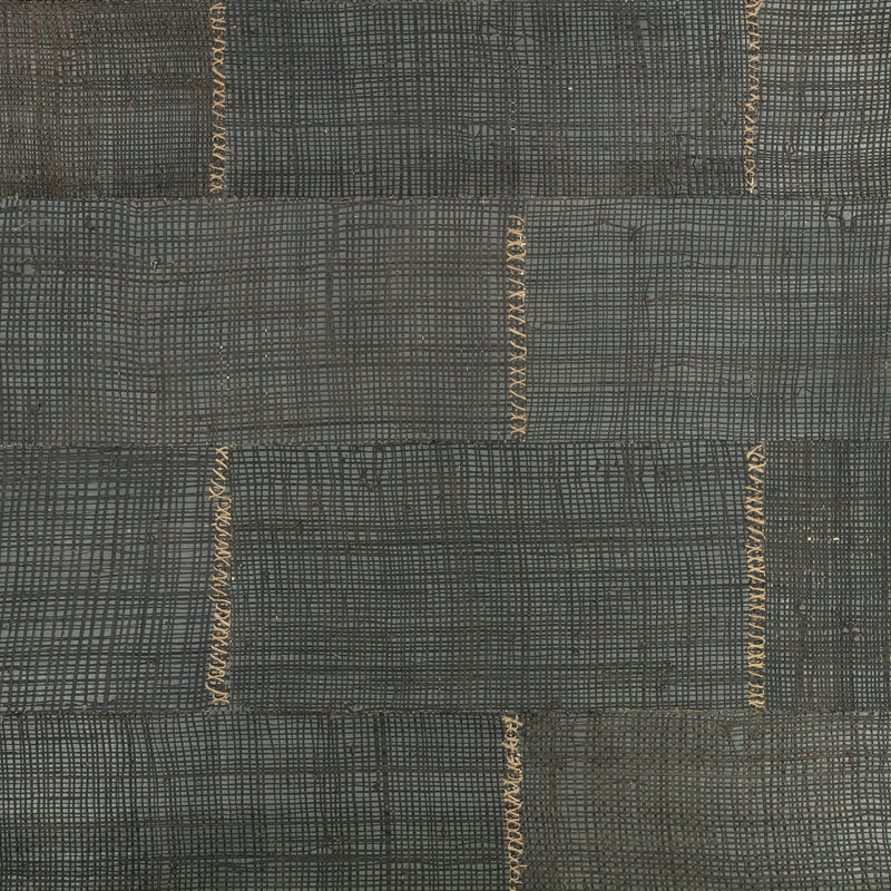 Synamay Stitch Metal Collage IV Wallpaper by Mark Alexander