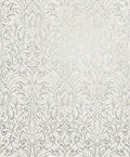 Damask Silver White Metallic FX 2 Wallpaper by Galerie