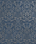 Damask Navy Metallic FX 2 Wallpaper by Galerie