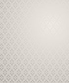 Diamond Damask Cream / Silver Grey Metallic FX 2 Wallpaper by Galerie — flat