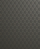 Diamond Damask Black / Gold Metallic FX 2 Wallpaper by Galerie — flat