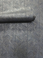 Stripe Geometric Blue / Black Metallic FX 2 Wallpaper by Galerie — roomshot 2