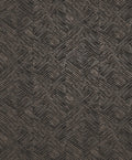 Stripe Geometric Bronze Brown / Black Metallic FX 2 Wallpaper by Galerie