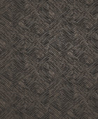 Stripe Geometric Bronze Brown / Black Metallic FX 2 Wallpaper by Galerie — flat