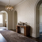 Damask Cream Gold Metallic FX 2 Wallpaper by Galerie — roomshot 1