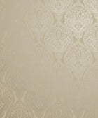 Damask Beige Metallic FX 2 Wallpaper by Galerie — flat