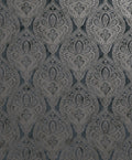 Damask Black / Silver Grey Metallic FX 2 Wallpaper by Galerie