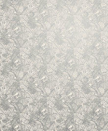 Shimmer Leaf Cream / Silver Grey Metallic FX 2 Wallpaper by Galerie — flat