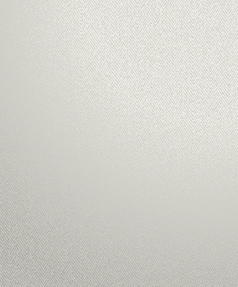 Chevron Silver Grey Metallic FX 2 Wallpaper by Galerie — flat