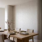 Chevron Silver Grey Metallic FX 2 Wallpaper by Galerie — roomshot 1