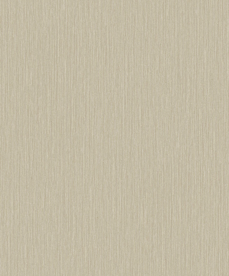 Shimmer Stripe Beige / Silver Grey Metallic FX 2 Wallpaper by Galerie — flat