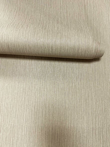 Shimmer Stripe Beige / Silver Grey Metallic FX 2 Wallpaper by Galerie — roomshot 2