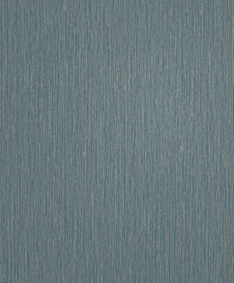 Shimmer Stripe Blue / Black Metallic FX 2 Wallpaper by Galerie — flat