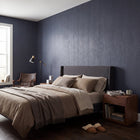 Shimmer Stripe Blue / Gold Metallic FX 2 Wallpaper by Galerie — roomshot 1