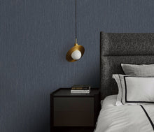 Shimmer Stripe Blue / Gold Metallic FX 2 Wallpaper by Galerie — roll shot
