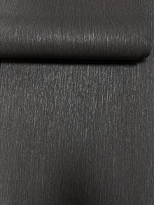Shimmer Stripe Black / Silver Grey Metallic FX 2 Wallpaper by Galerie — roomshot 2